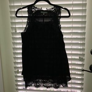 Brixon Ivy Black lace top